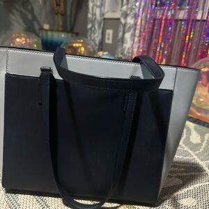 Elegant Black and Gray Tote Bag